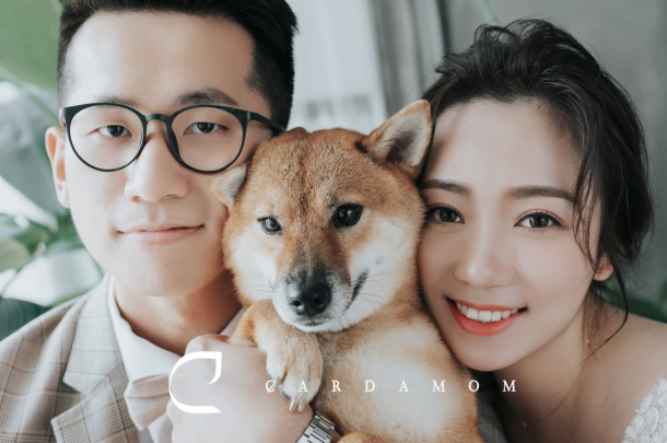毛孩入鏡婚紗照｜寵物同框攝影