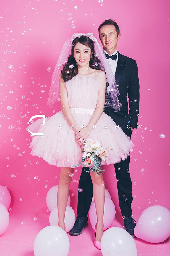 室內棚拍婚紗攝影｜韓式輕奢質感婚紗照